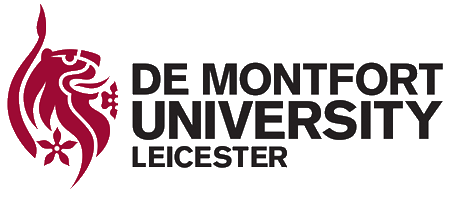 Logo for De Montfort University, Leicester, UK
